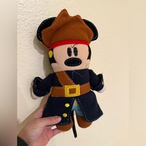 Disneyland WDW Jack Sparrow Mickey Mouse Plush